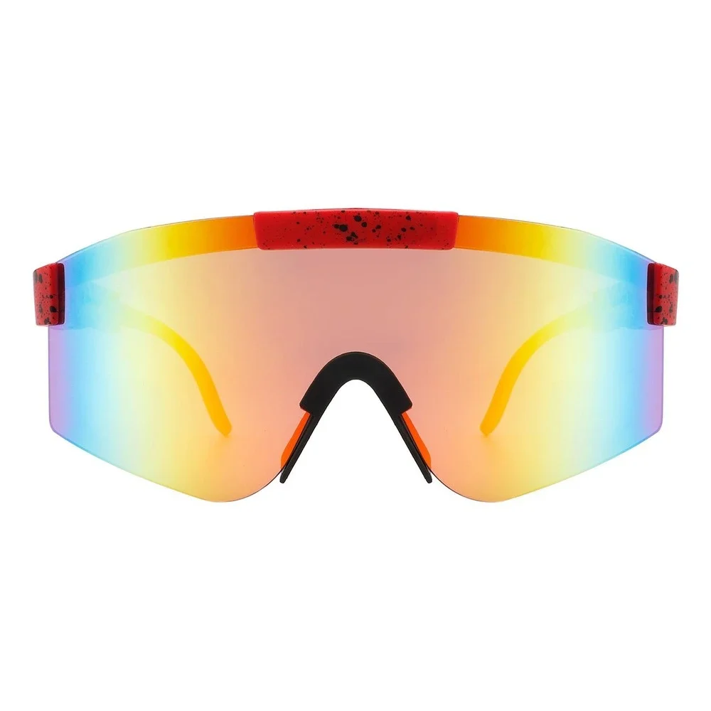 Sunglasses Women Mens Oversize Huge Visor Big Shield Mask Half Face Large Mirror